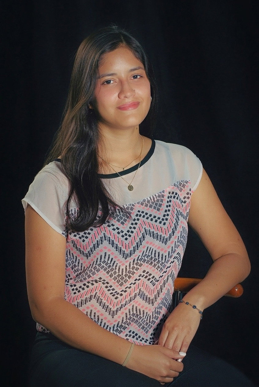 Profile Victoria Palma with character Victoria