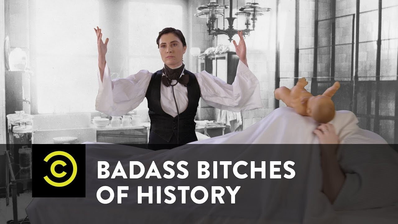 Badass Bitches of History backdrop