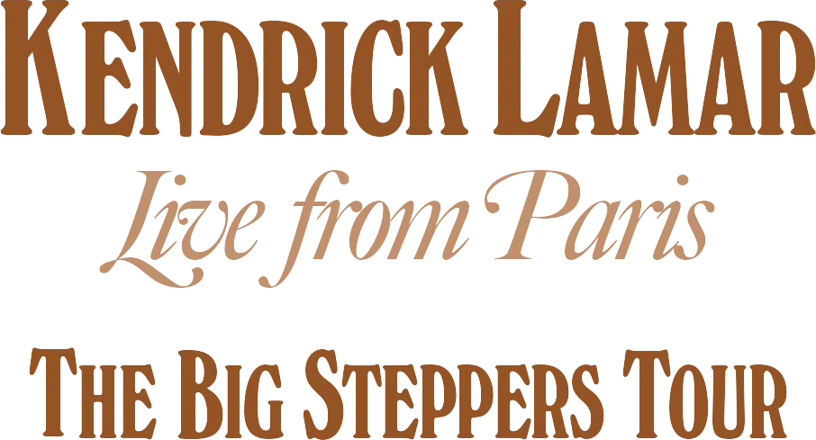 Kendrick Lamar Live: The Big Steppers Tour Logo