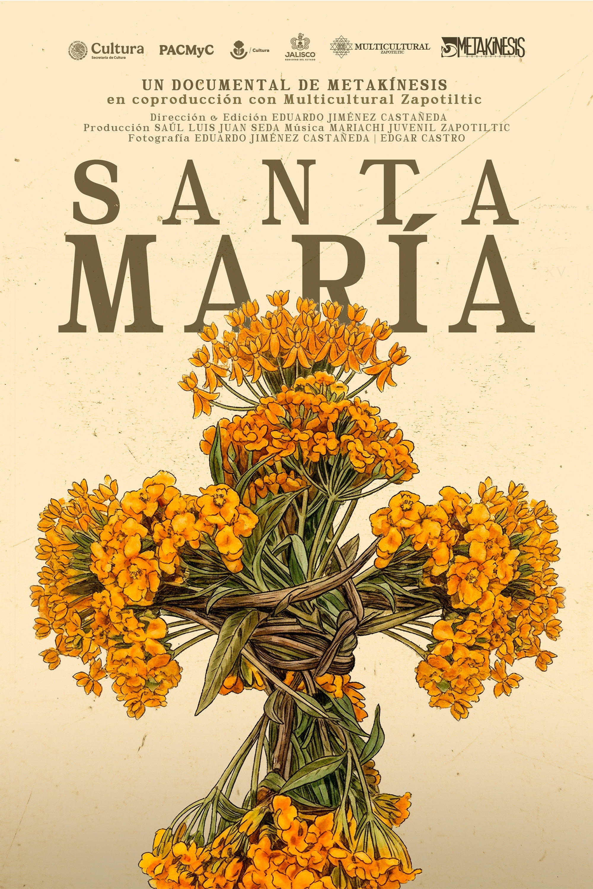 Plakat, der markedsfører Santa María