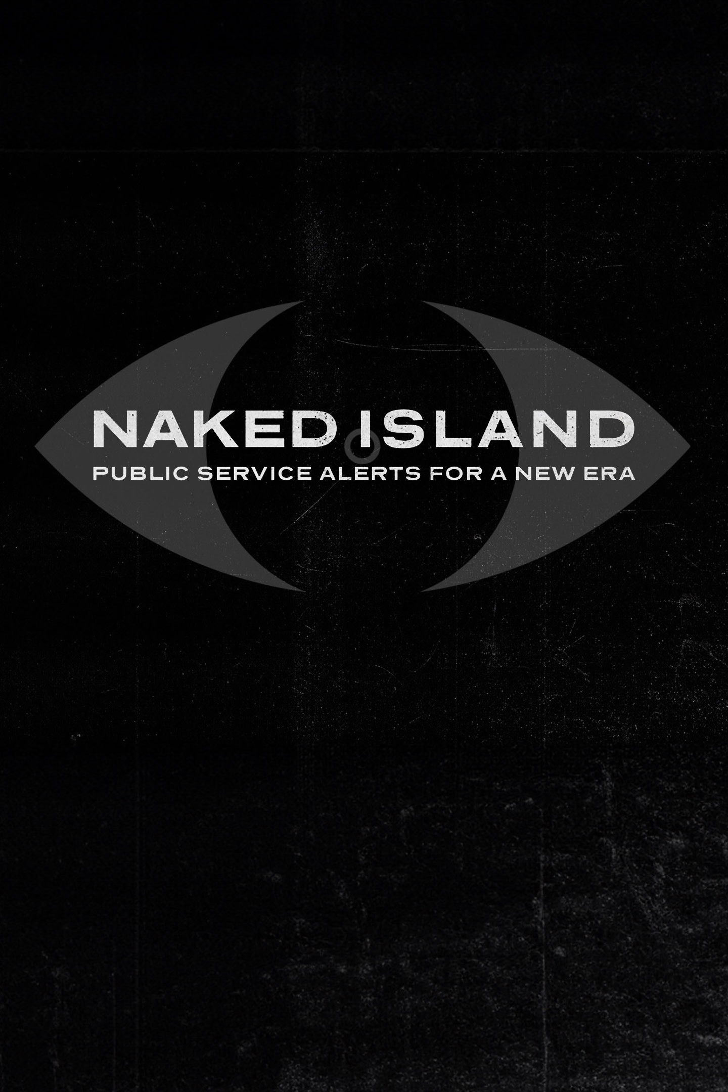 Plakat, der markedsfører Naked Island - All We Need Is War