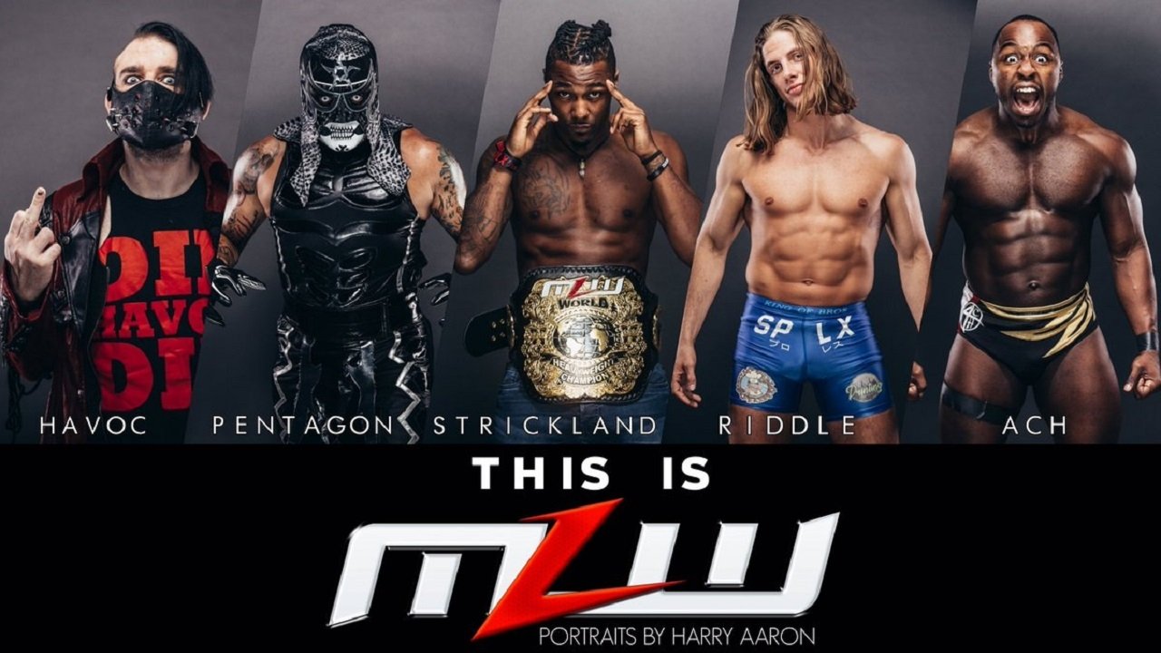 MLW Fusion backdrop cover