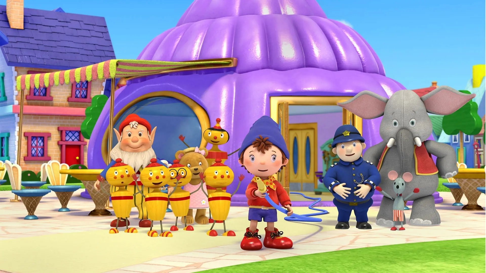 Oui-Oui Bienvenue au pays des jouets backdrop