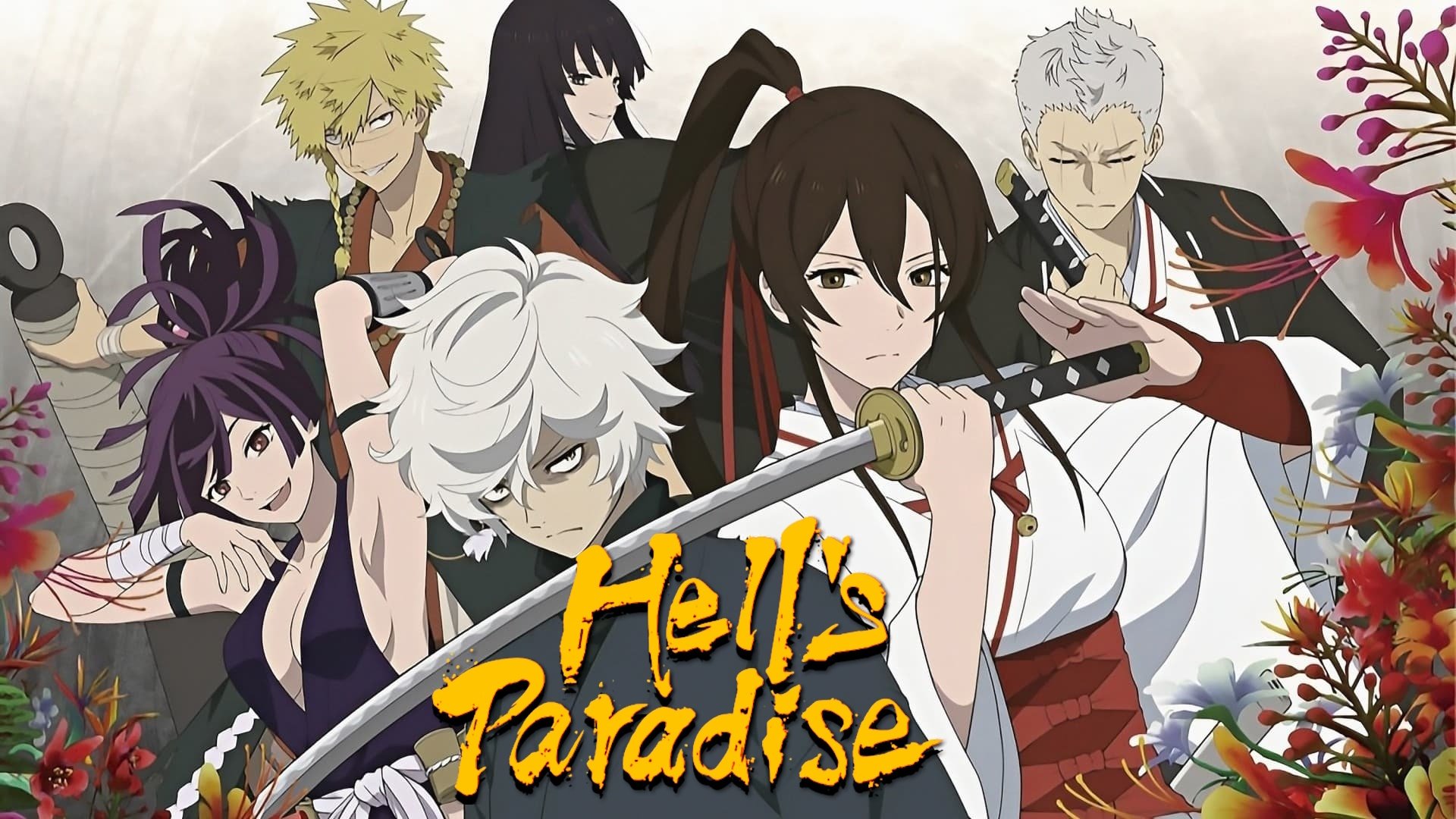 2023 ANIME ：Hells Paradise Jigokuraku 地獄楽 Blu-ray BD 2 Disc English Sub