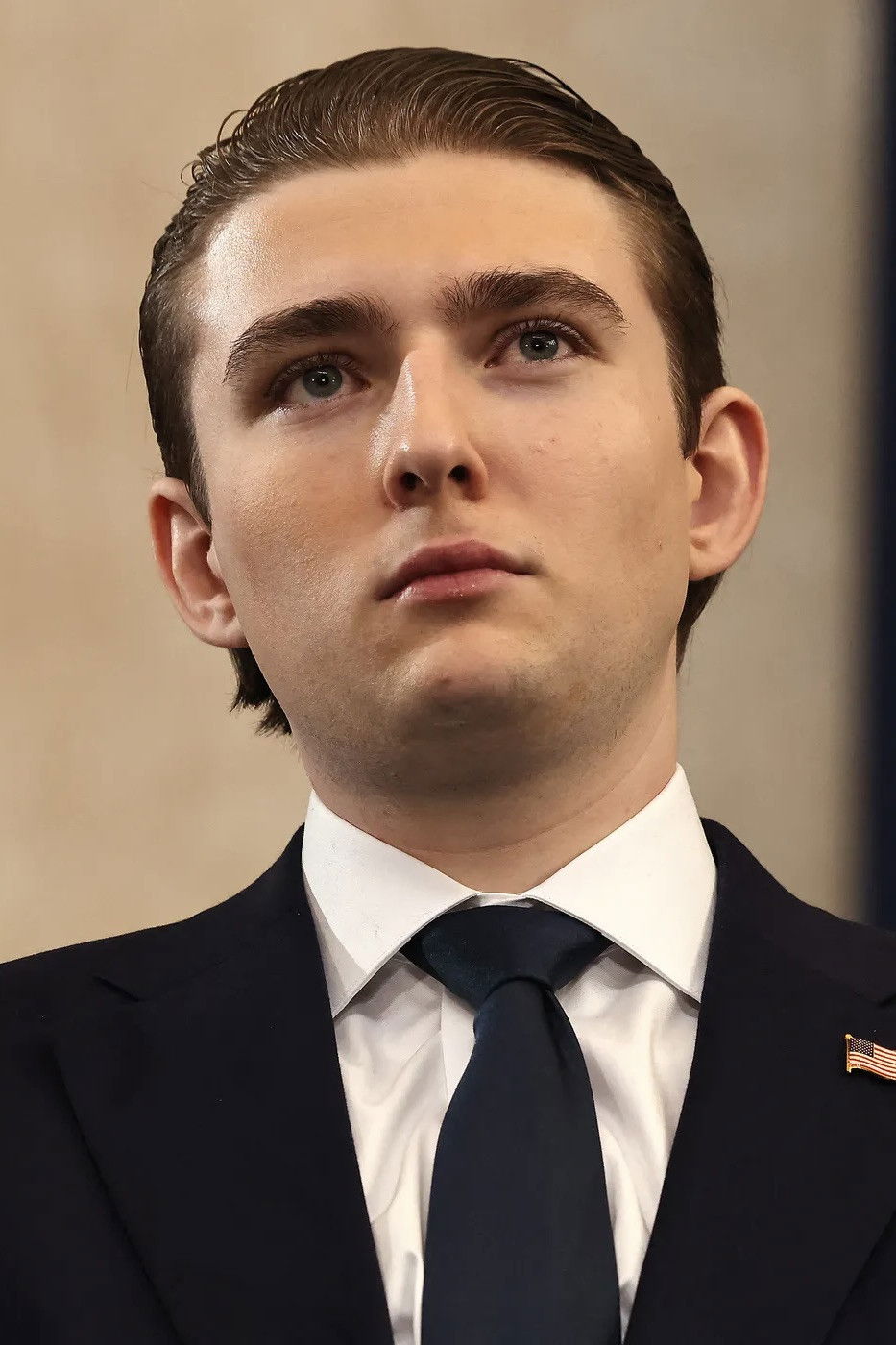 et billede af Barron Trump