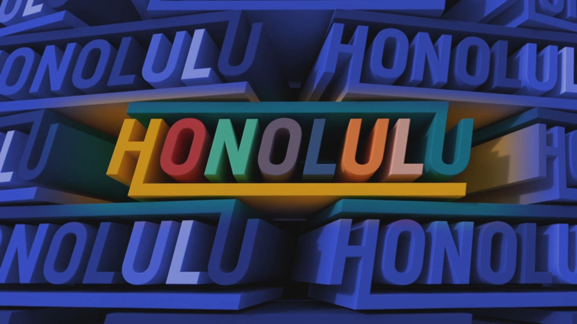 Honolulu backdrop