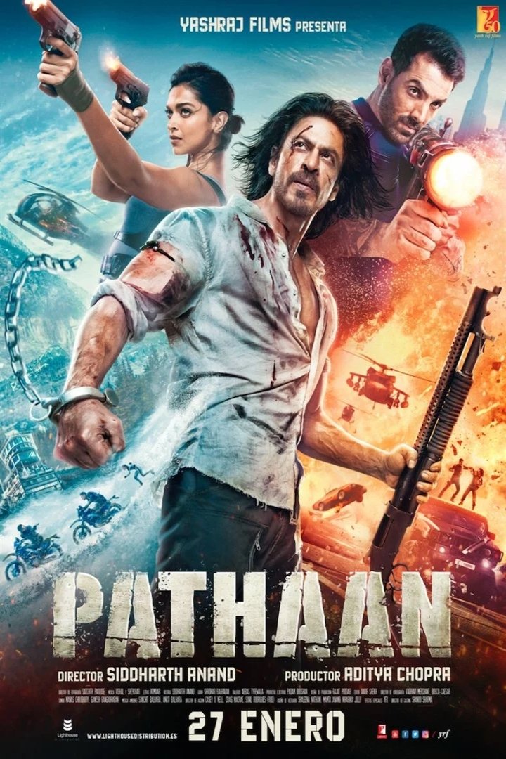 Pathaan Datos, trailer, plataformas, protagonistas