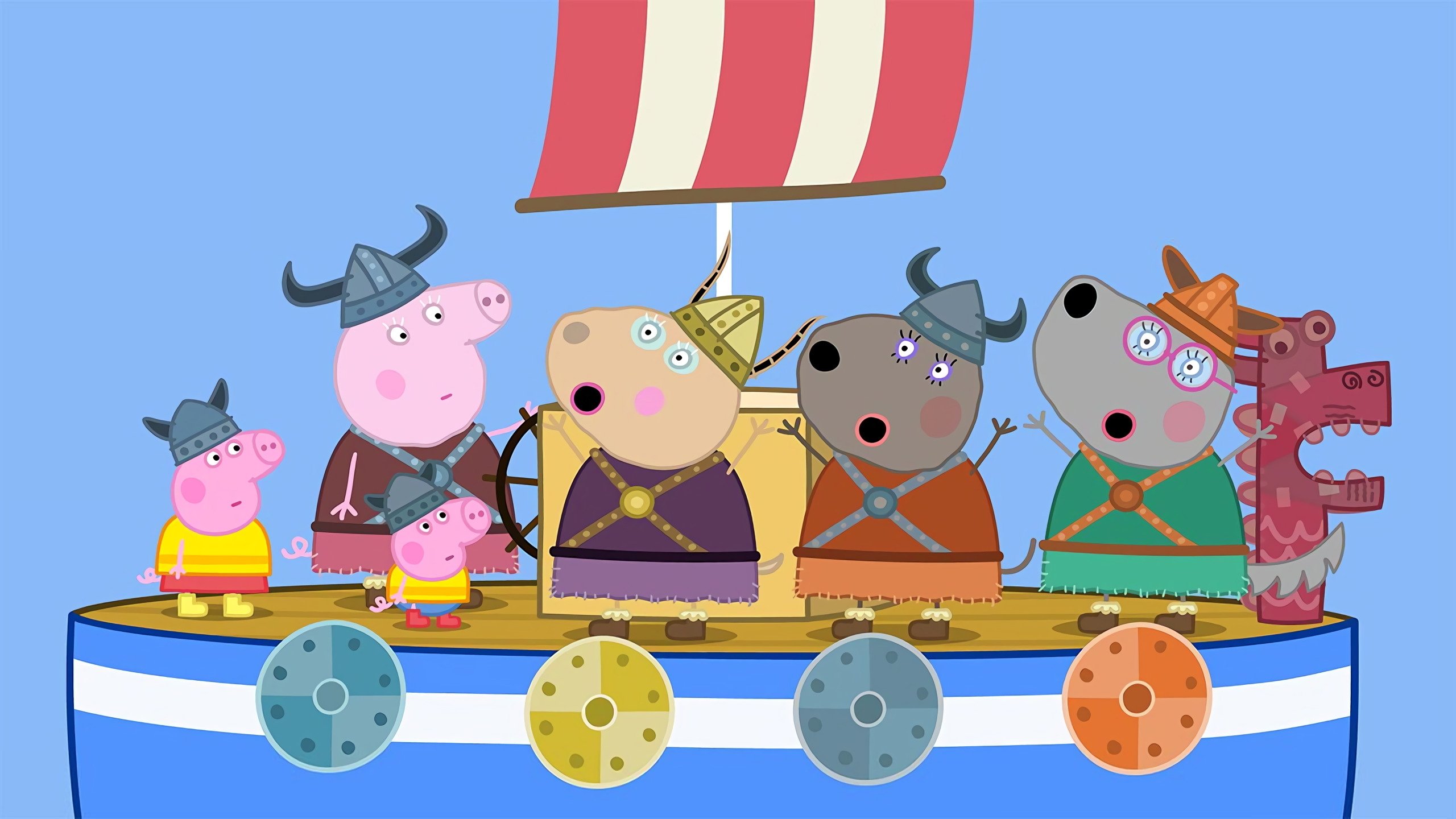 Peppa Pig Season 6 Viking Day 2020 S6E32 Backdrops The Peppa Pig Season 6 Viking Day 2020 S6E32 Backdrops The