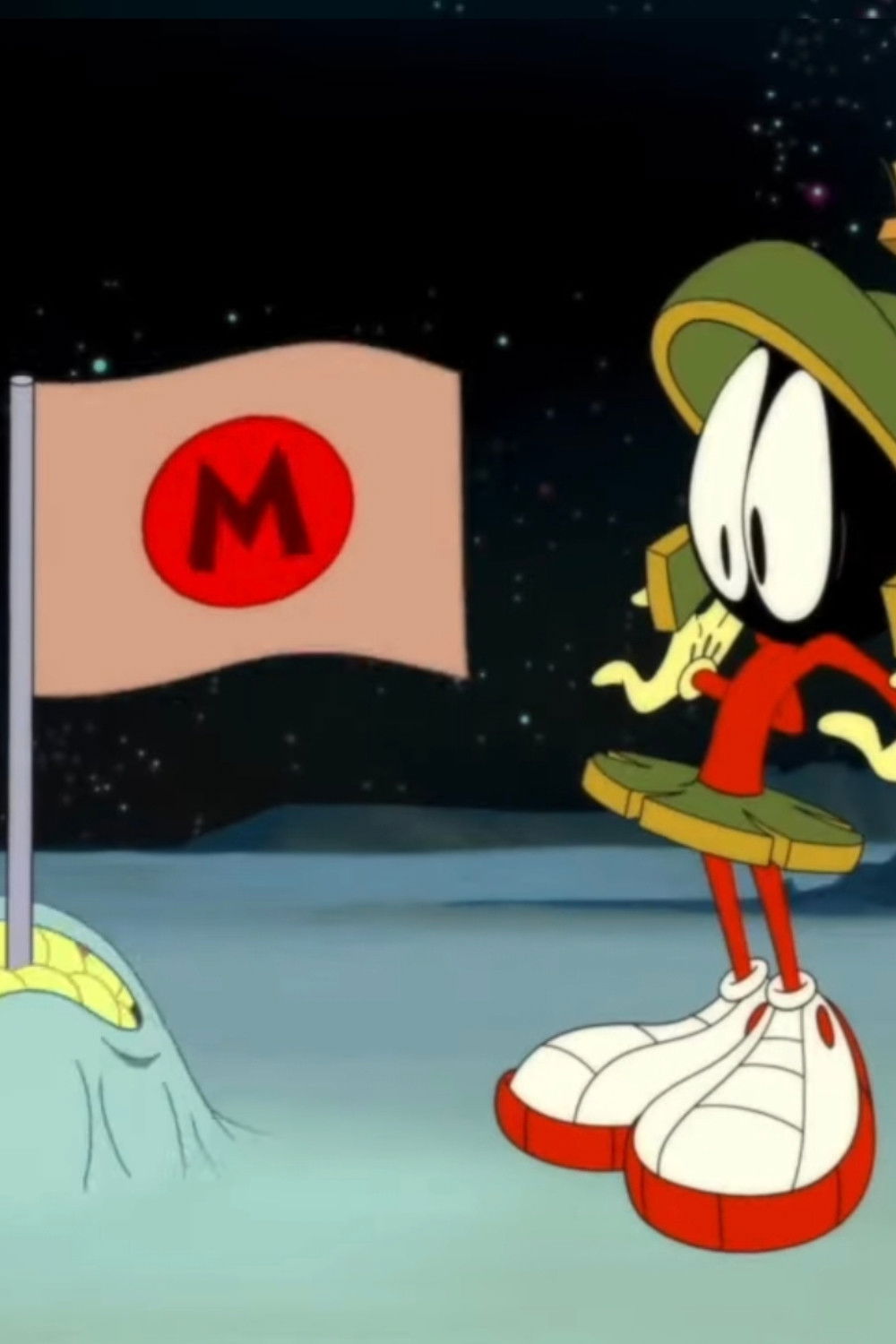 Marvin Flag Gag: Giant Alien Mouth