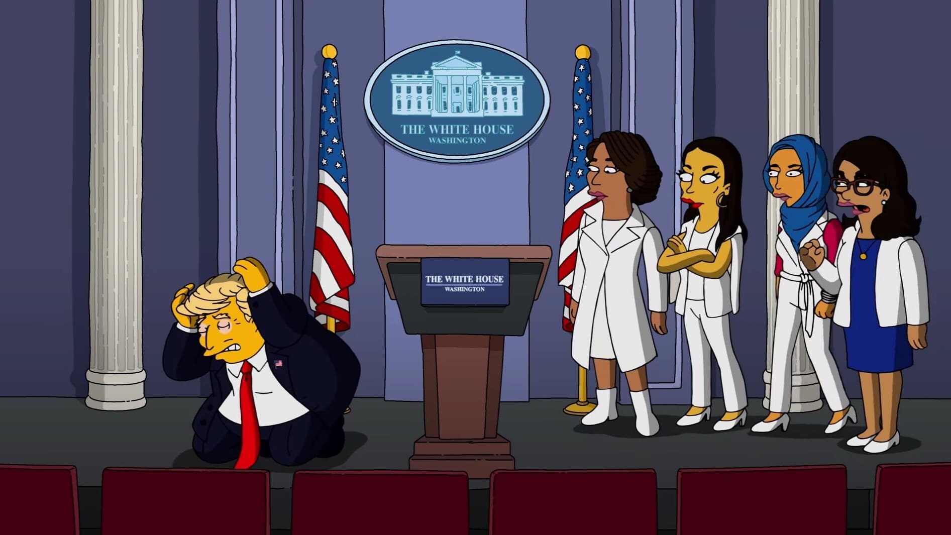 The Simpsons Season 0 :Episode 64  West Wing Story