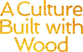 A Culture Built with Wood Logo
