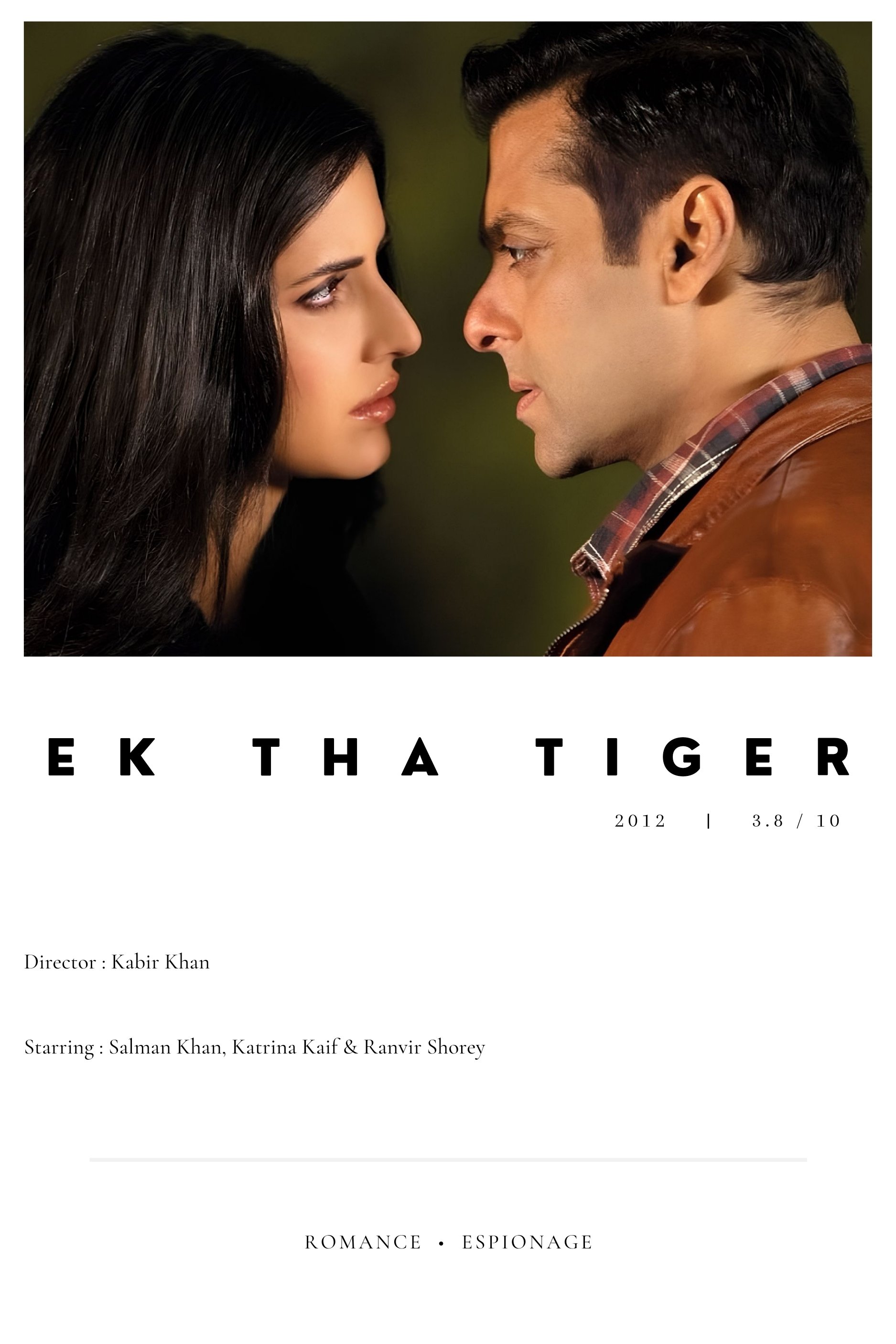 Affiche du film Ek Tha Tiger 24210