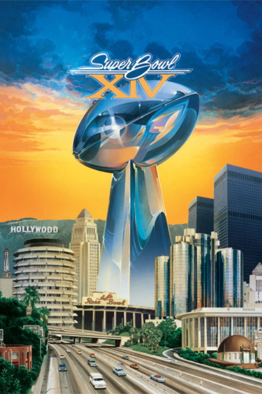Super Bowl XIV Poster