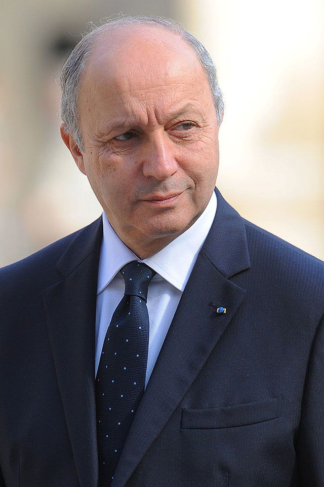 et billede af Laurent Fabius
