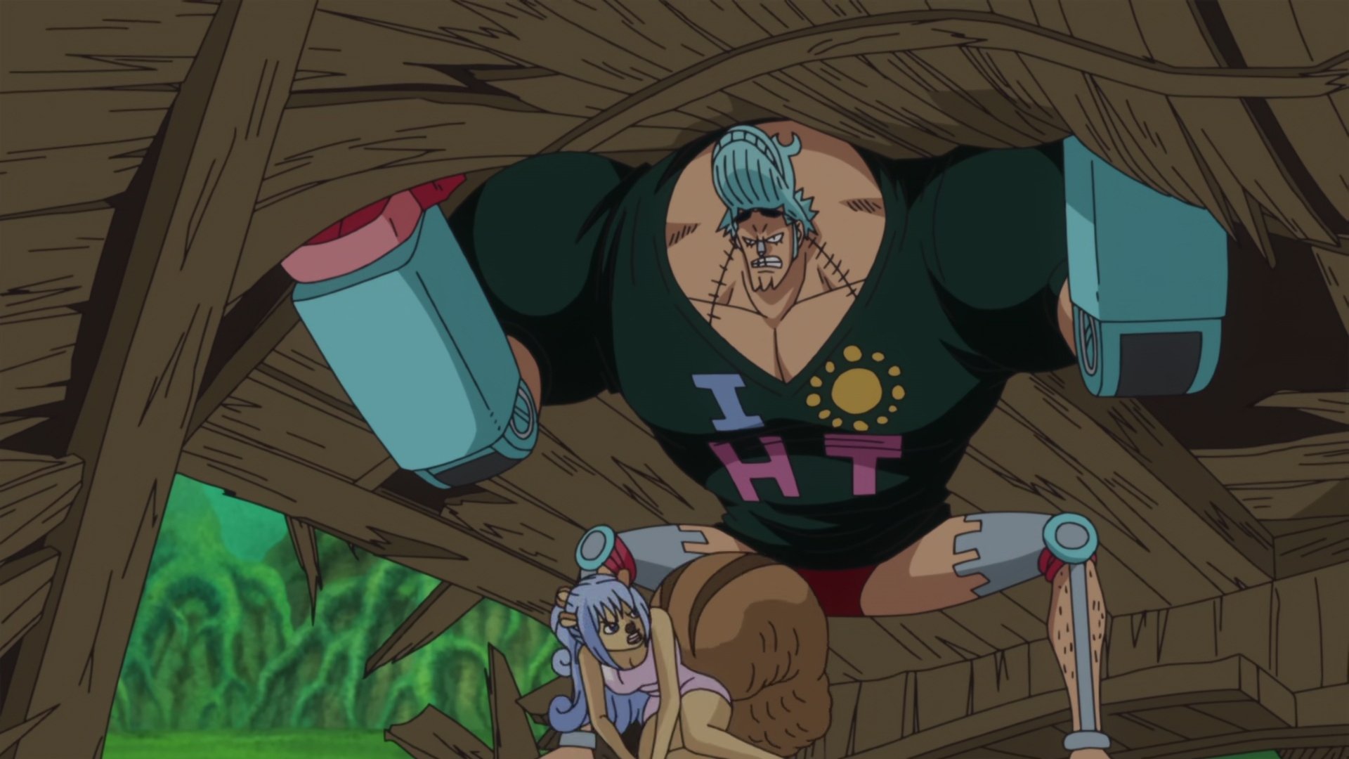 One Piece Season 18 :Episode 774  A Battle to Defend Zou - Luffy and Zunisha!