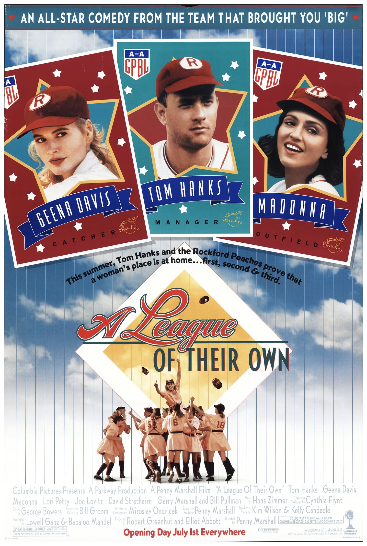 A League of Their Own Movie poster