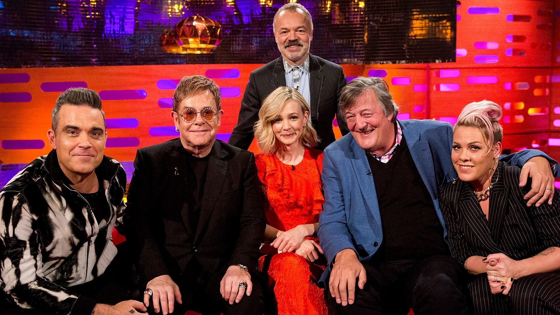 The Graham Norton Show Season 22 :Episode 9  Sir Elton John, Stephen Fry, Carey Mulligan, Robbie Williams, Pink