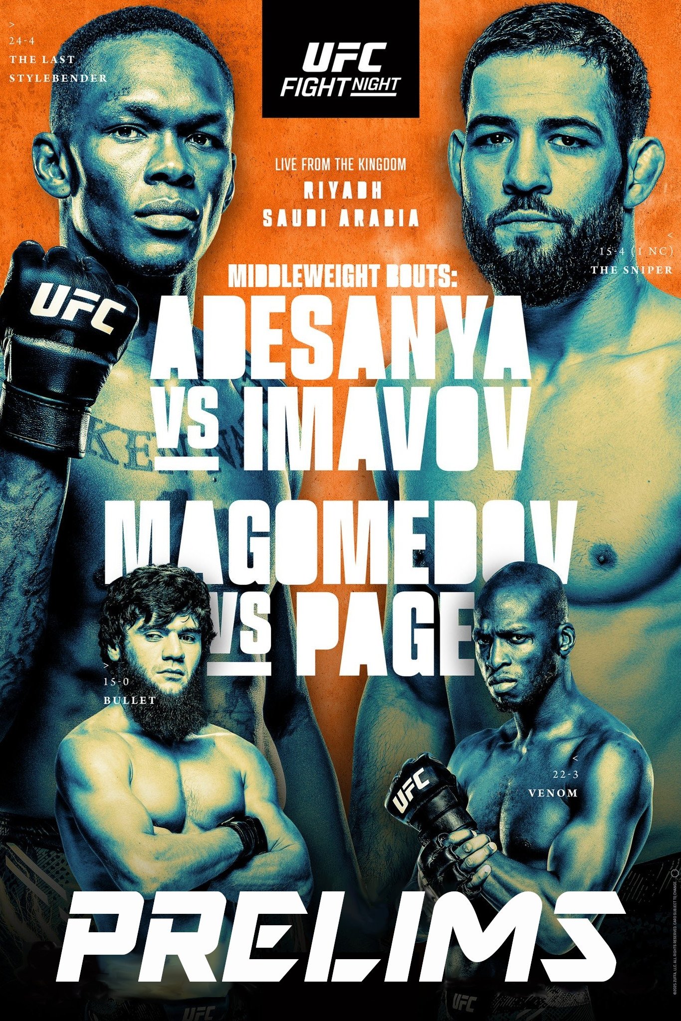 UFC Fight Night 250: Adesanya vs. Imavov