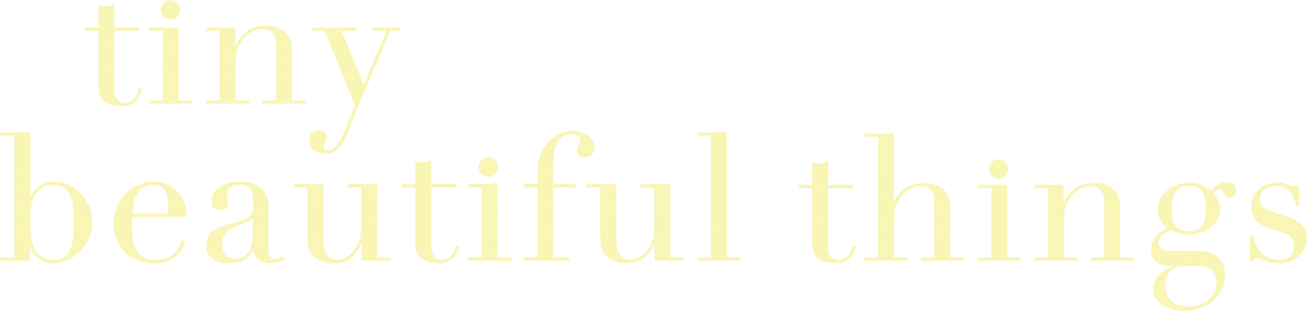 Tiny Beautiful Things Logo