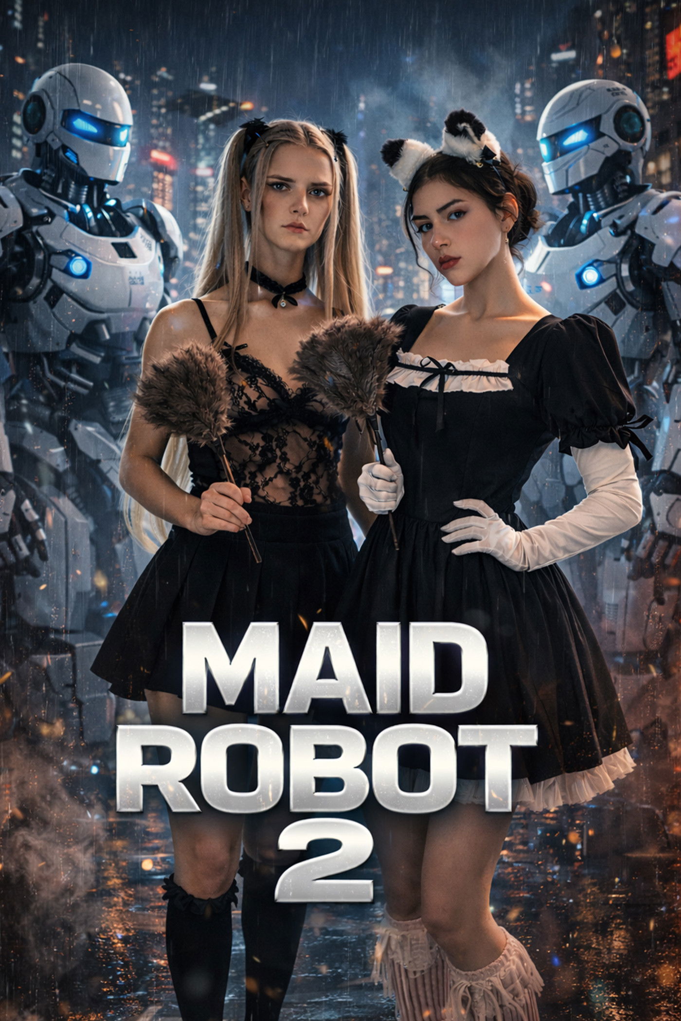 Plakat, der markedsfører Maid Robot 2
