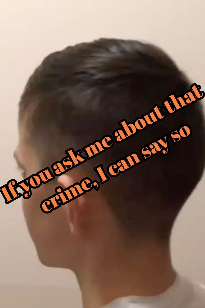 If you ask me about that crime, I can say so Poster