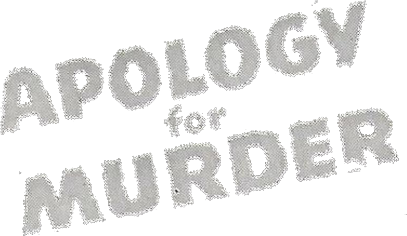 Apology for Murder Logo