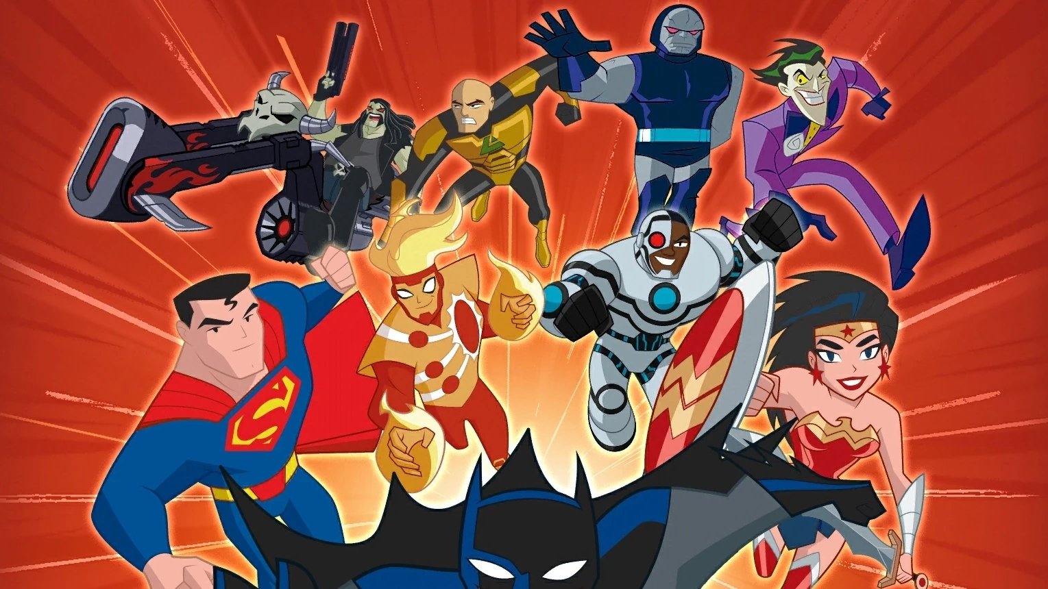 Justice League Action Shorts background