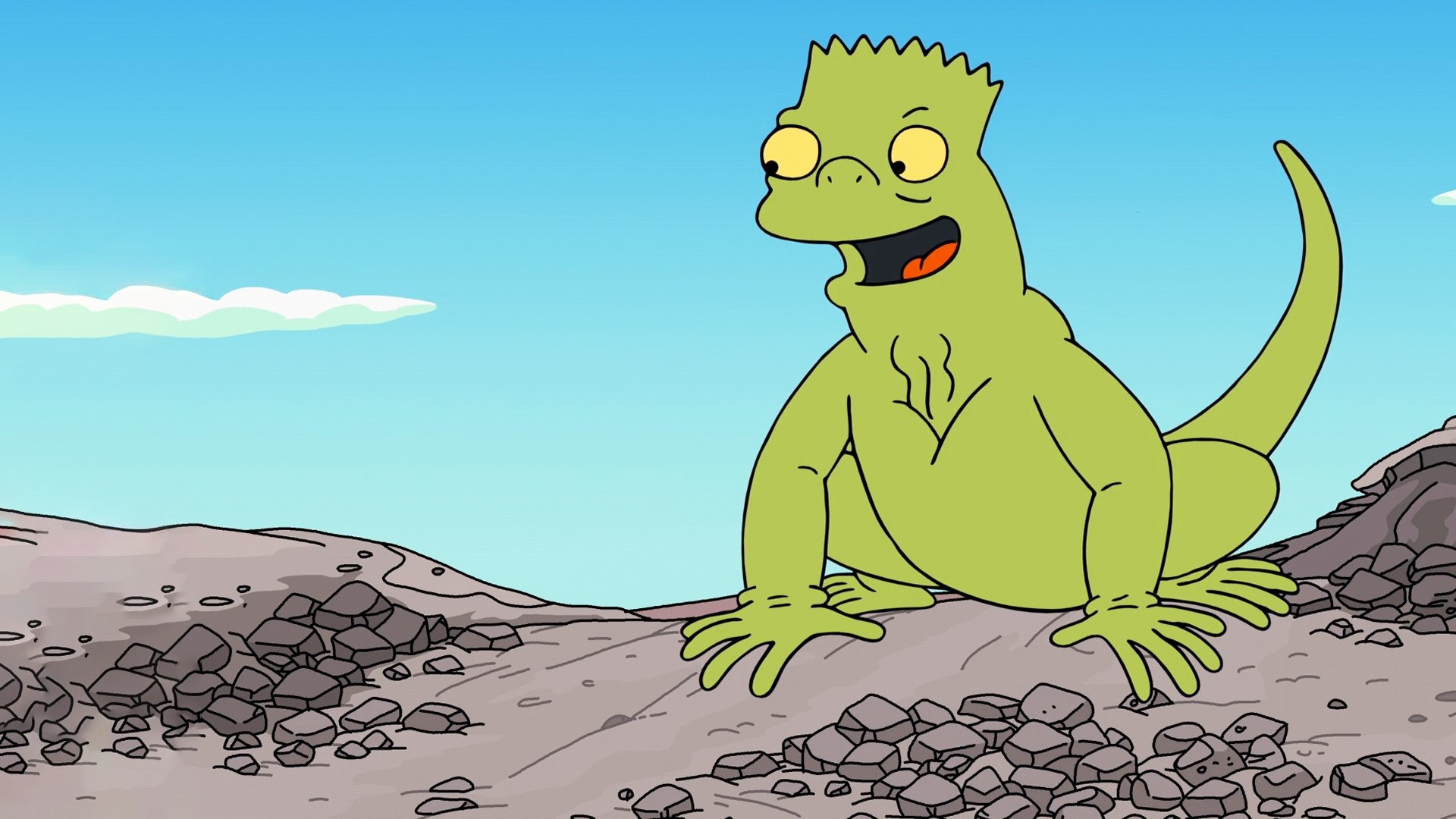 The Simpsons: Yellow Planet background