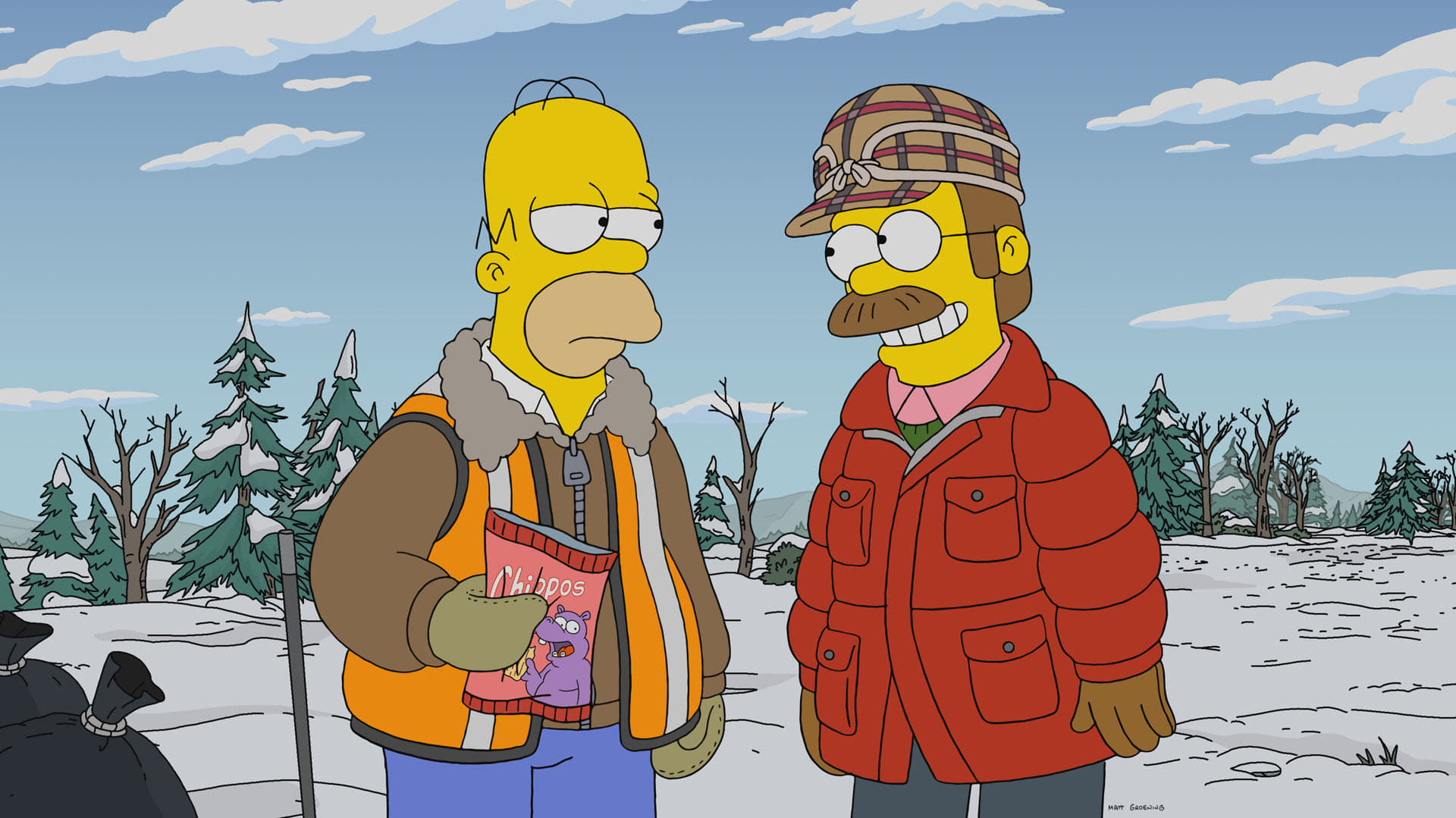 The Simpsons Season 33 :Episode 6  A Serious Flanders (1)
