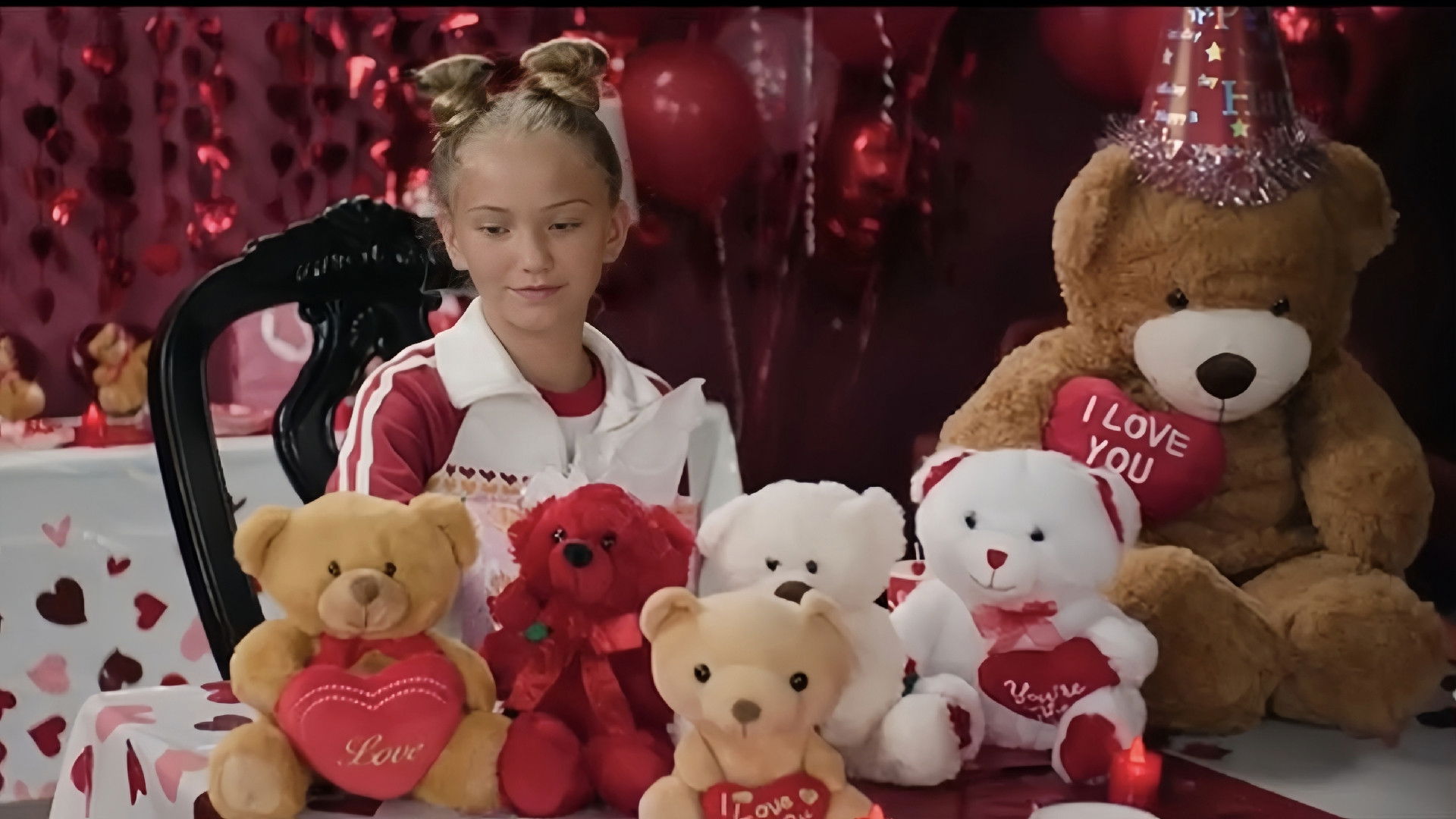 F Valentine's Day backdrop