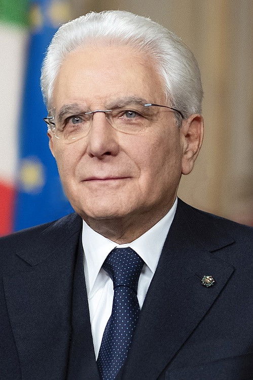 et billede af Sergio Mattarella