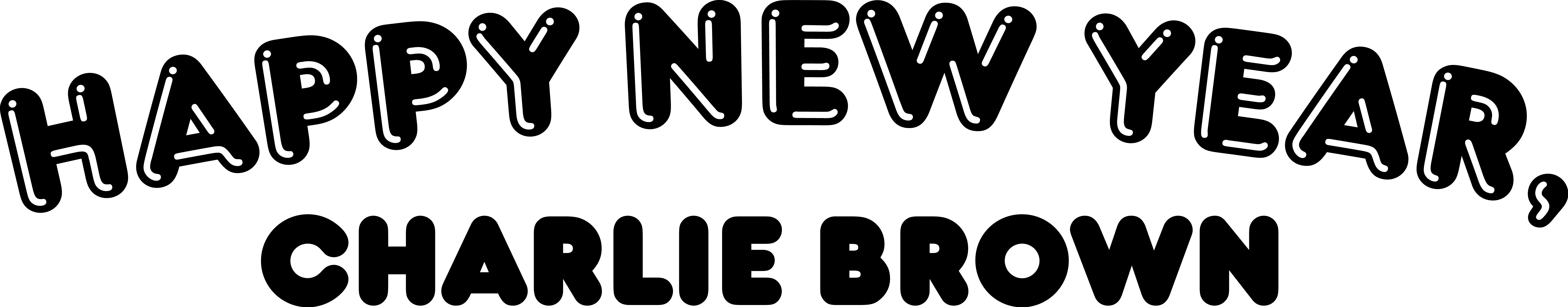 Happy New Year, Charlie Brown Logo