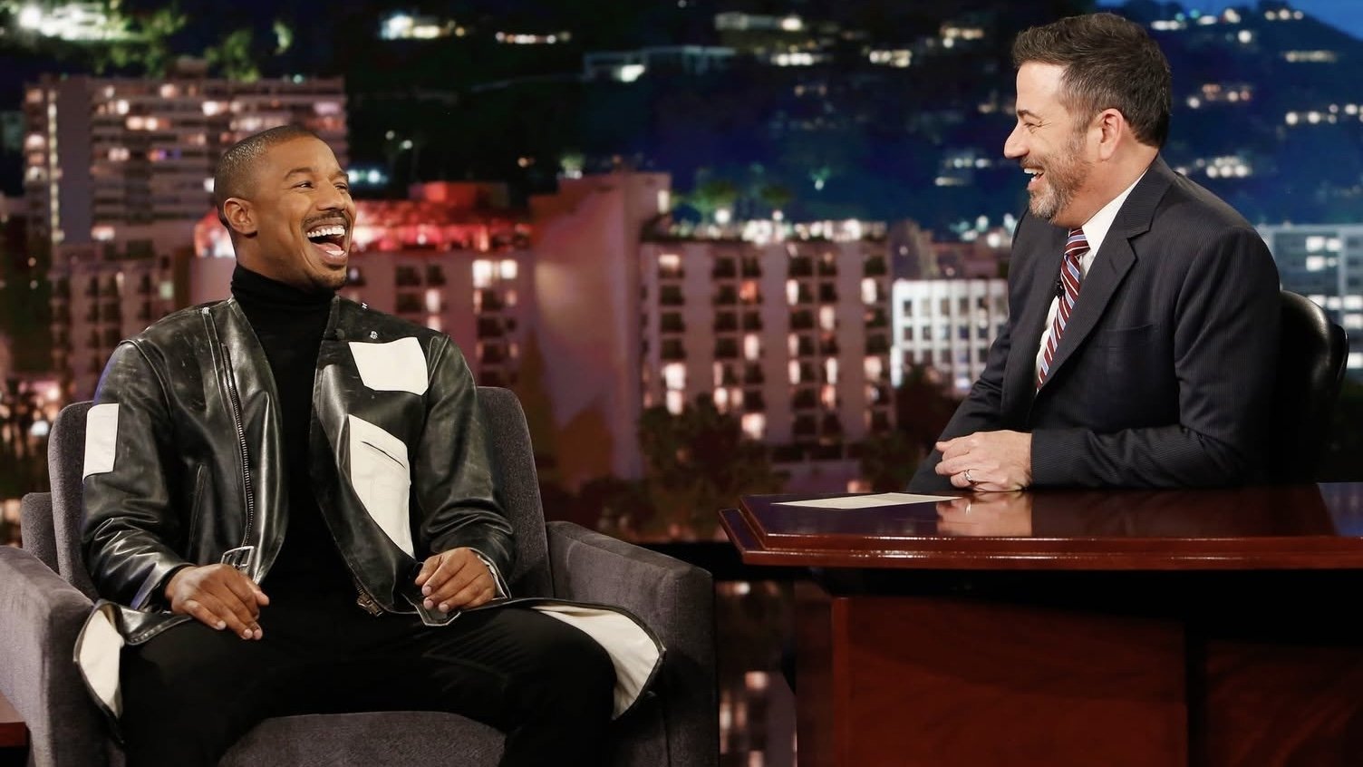 Jimmy Kimmel Live! - Season 18 Episode 4 : Michael B. Jordan, January Jones, Cigarettes After Sex