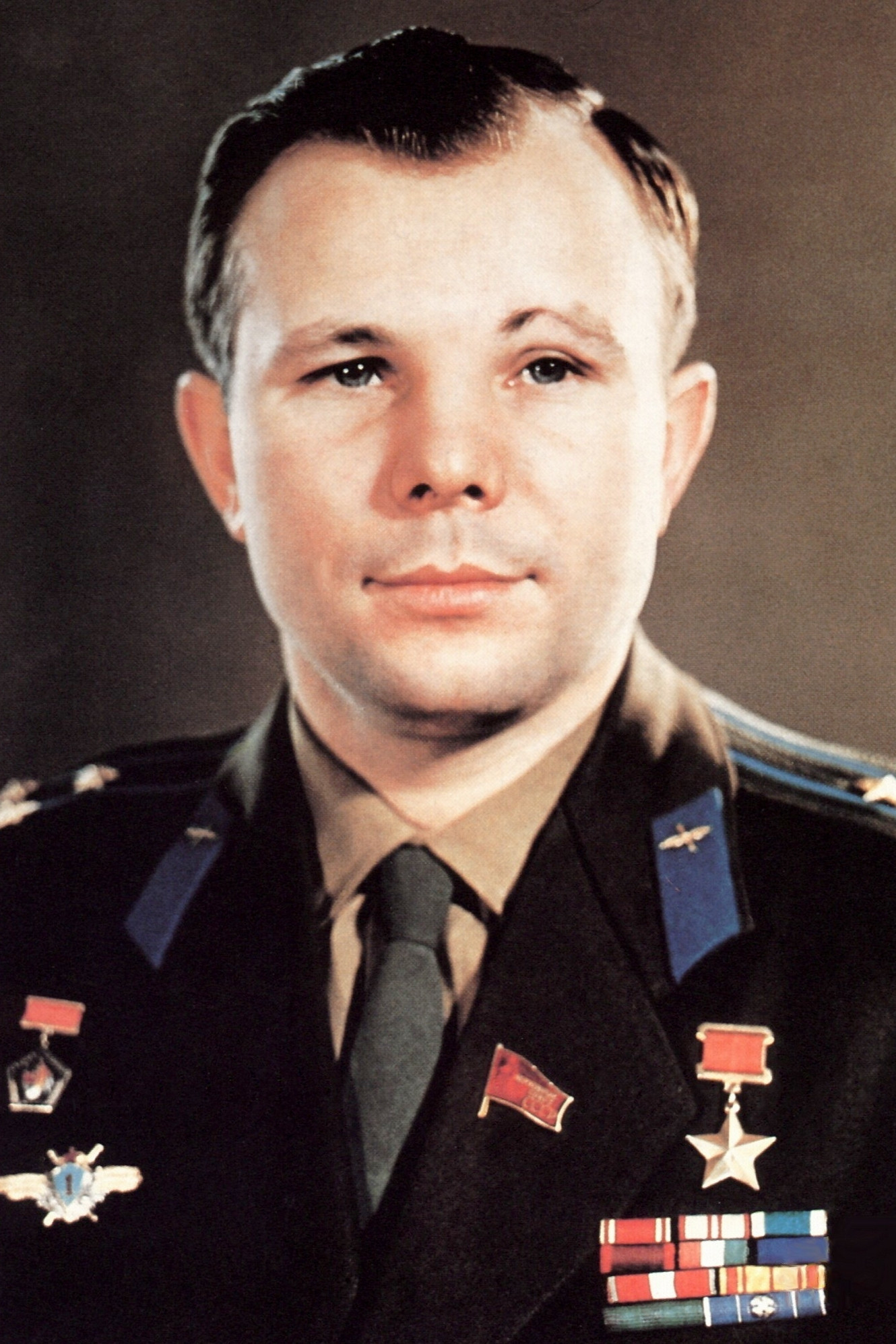 et billede af Yuri Gagarin
