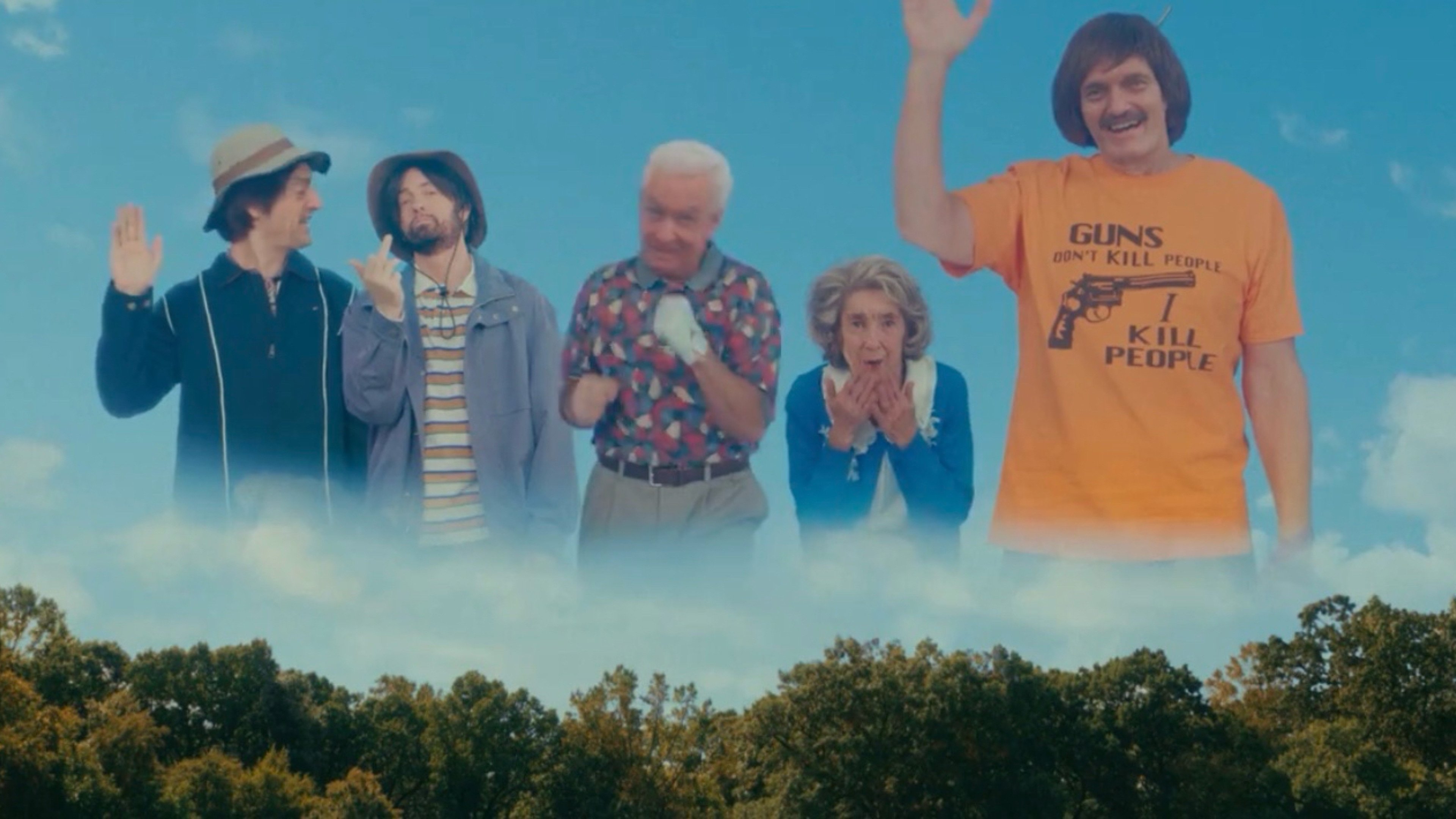 Caption: a group of people standing next to each other