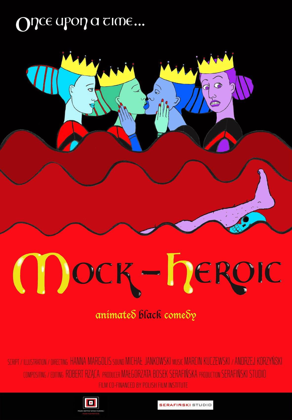 Plakat, der markedsfører Mock-Heroic