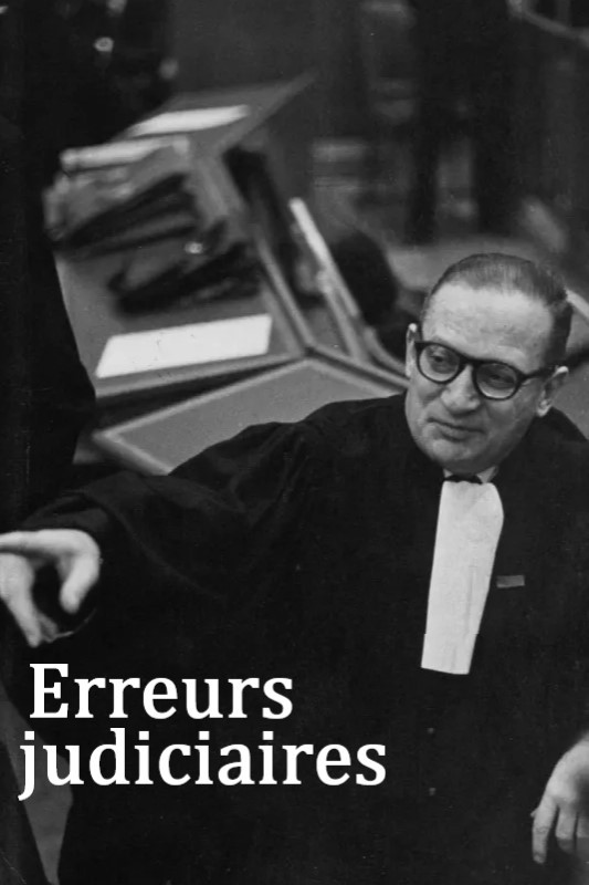 Erreurs judiciaires Poster
