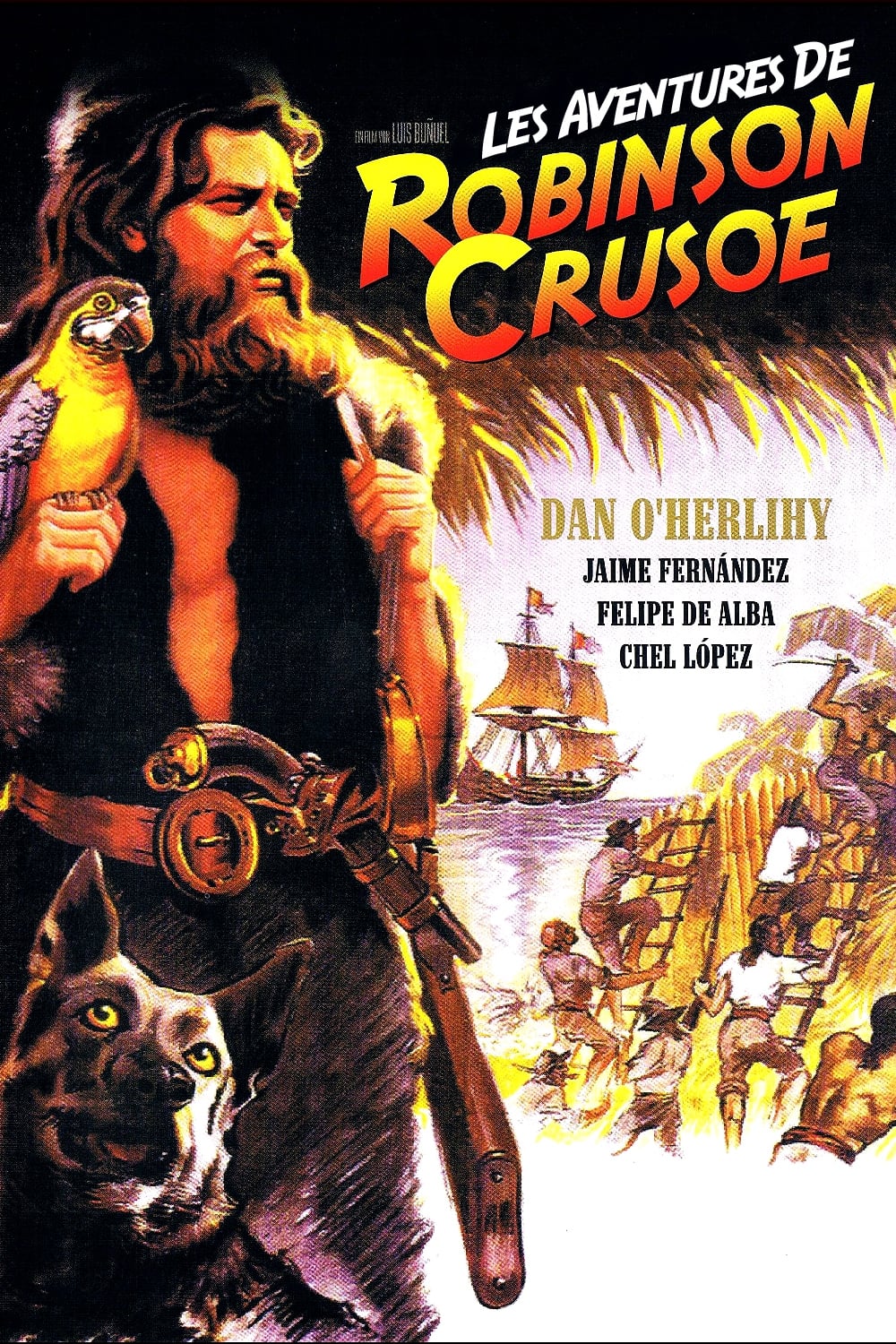 Affiche du film Les Aventures de Robinson Crusoé 24406