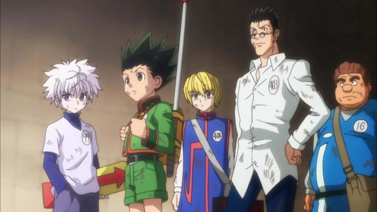 Hunter X Hunter 2011 Leorio golpea a Ging