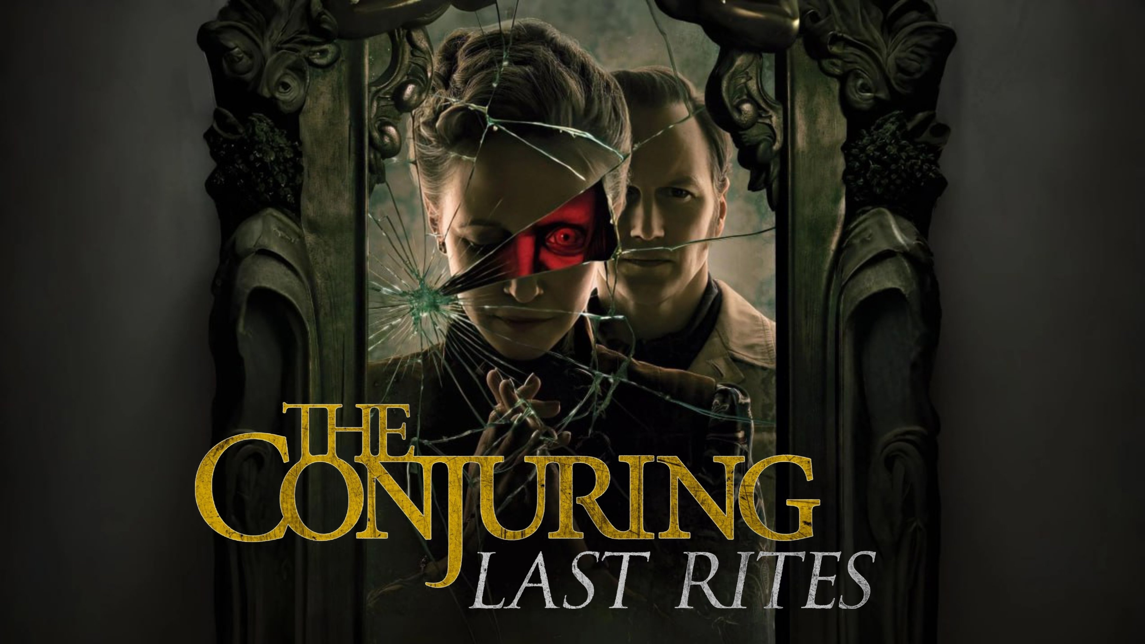 Caption: the conjuring last rites movie poster