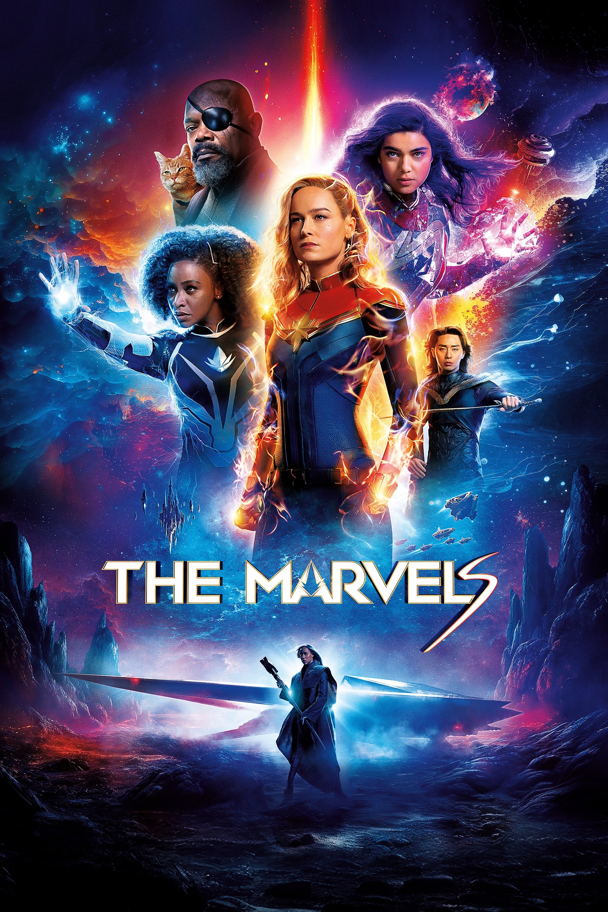 The Marvels (2023) Hindi + English WEBRip 1080p 720p 480p HEVC AC3 6ch ESub