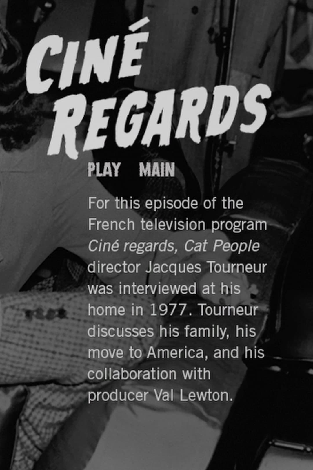 Affiche du film Ciné regards: Jacques Tourneur 17147