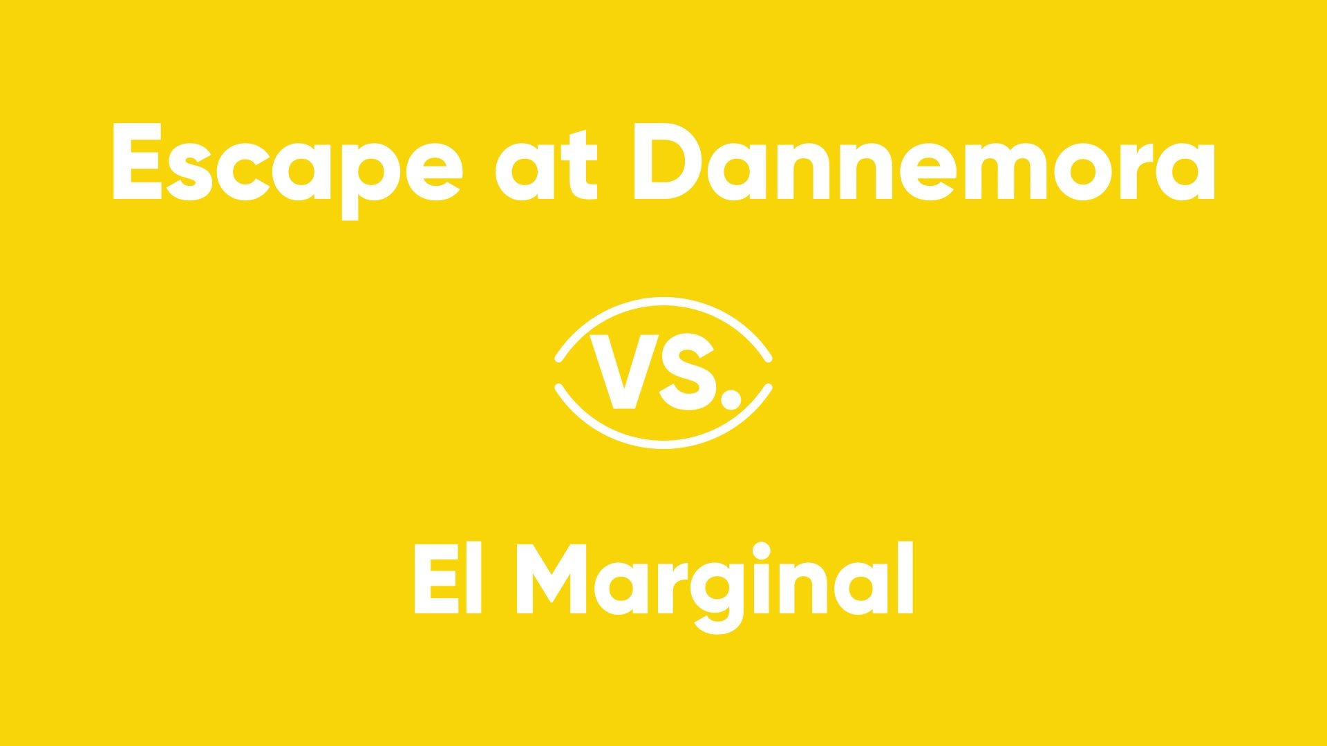 Thumbnail for Escape at Dannemora vs. El Marginal Season 1 Episode 9