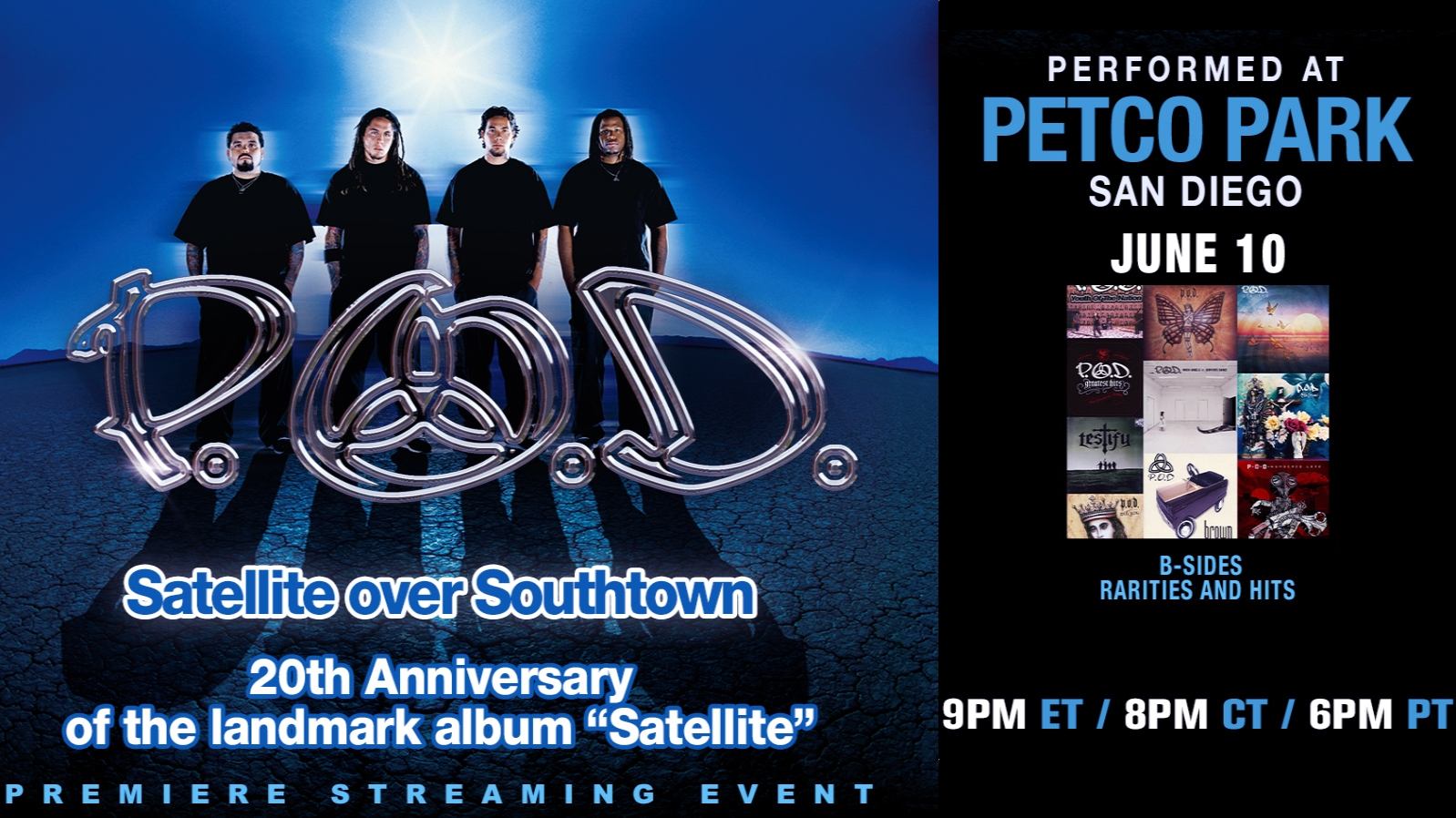 P.O.D. - Satellite Over Southtown: "B-Sides, Rarities & Hits" (2021)