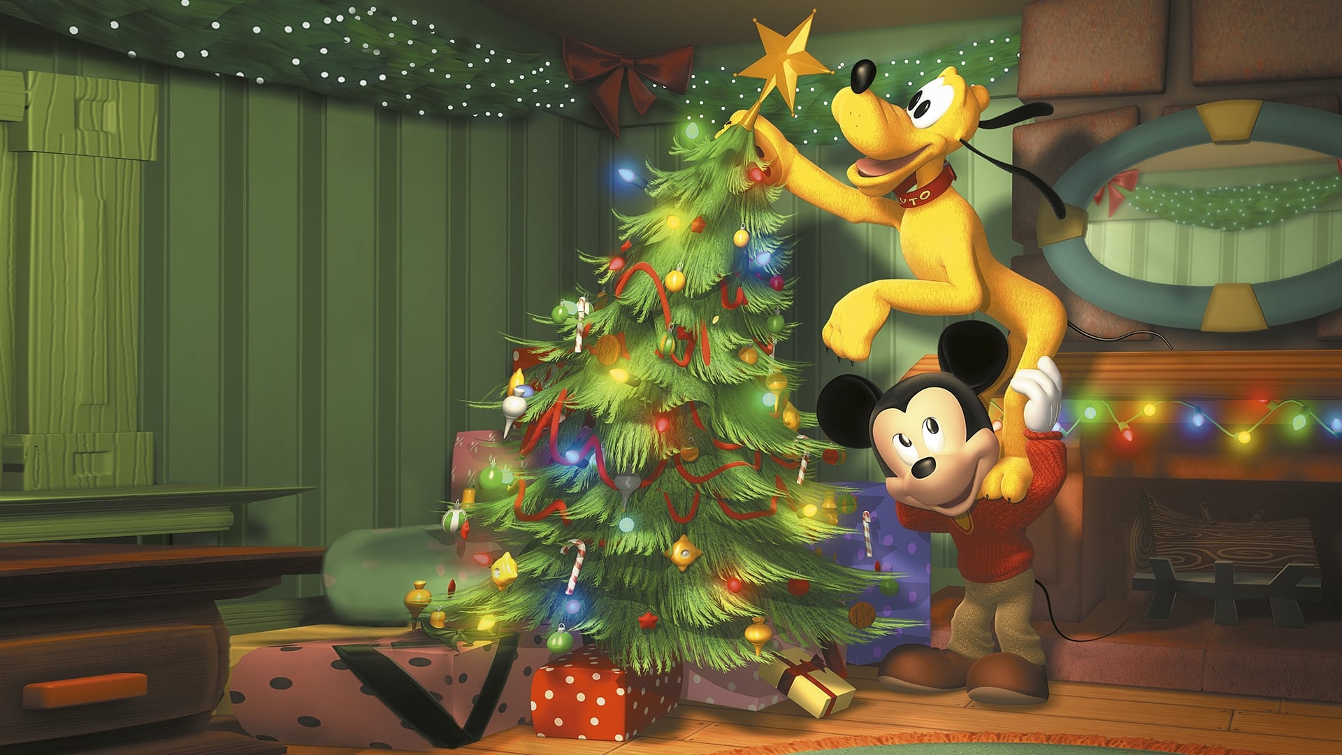 Mickey y sus amigos juntos otra Navidad