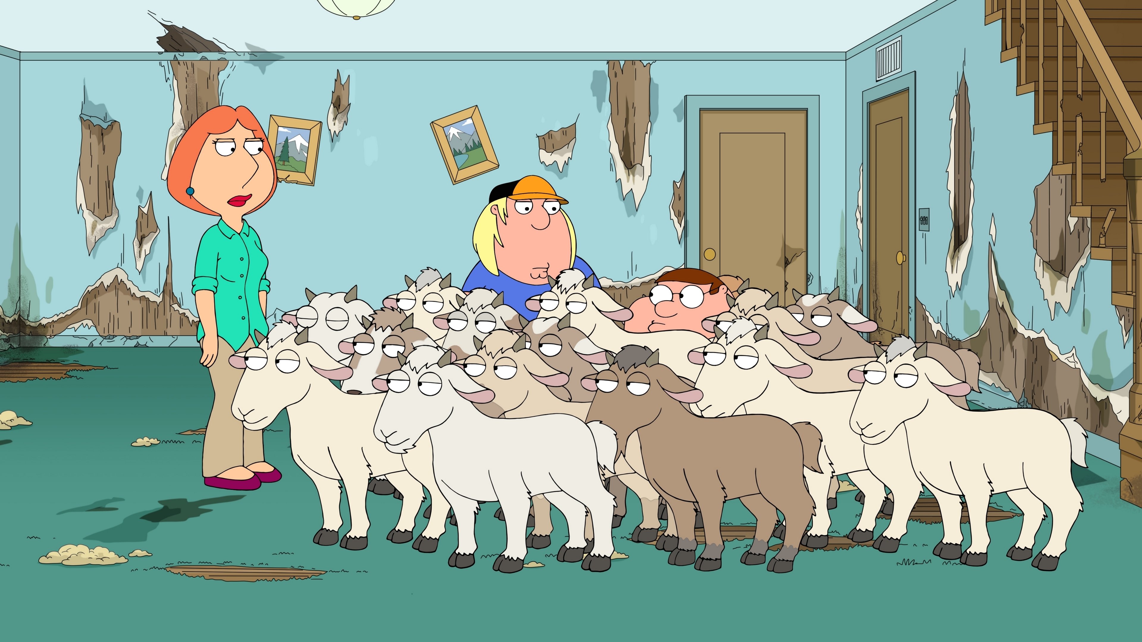 Family Guy Season 16 :Episode 3  Nanny Goats