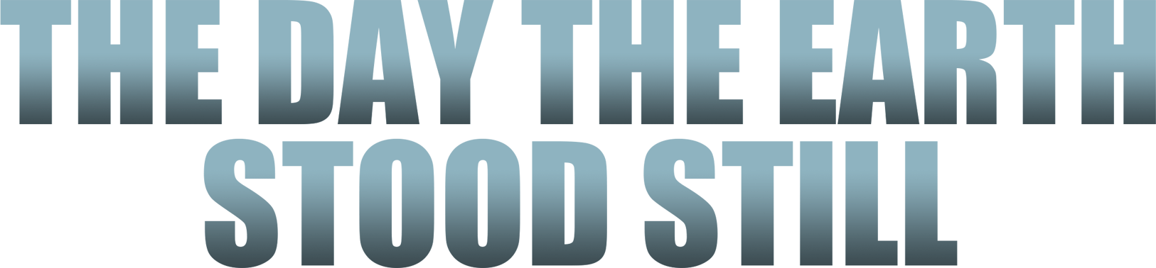 The Day the Earth Stood Still Logo