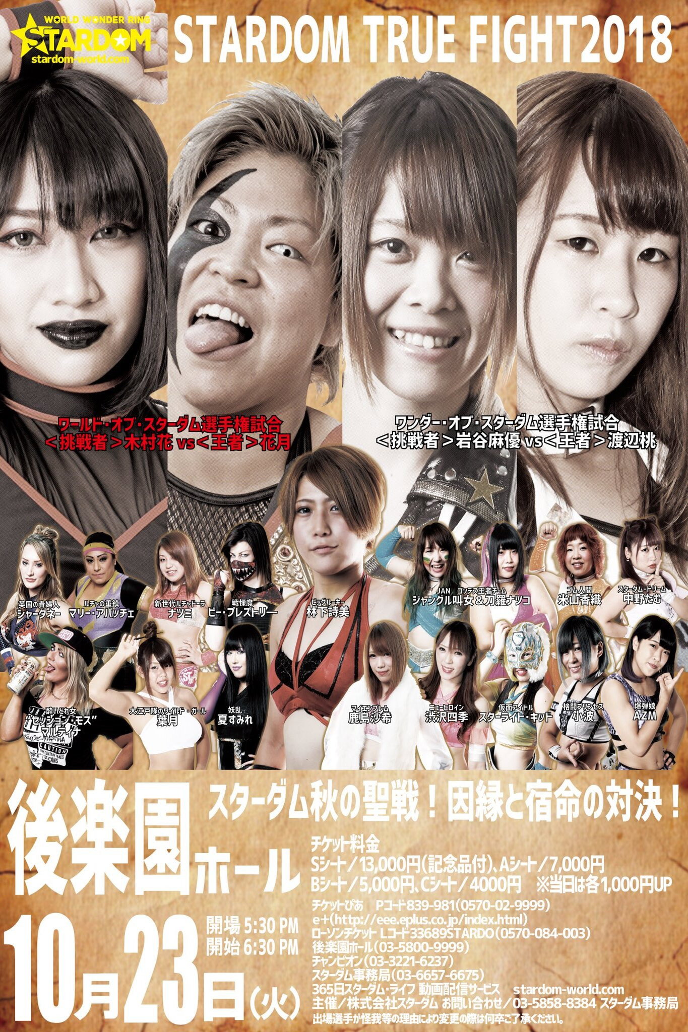 Stardom True Fight 2018 Poster