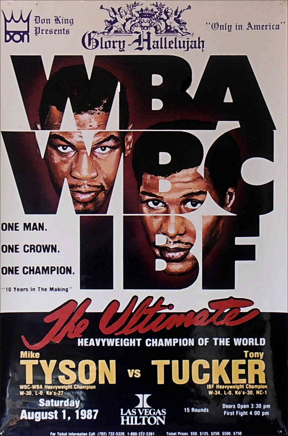 Mike Tyson vs Tony Tucker (1987) en streaming sur