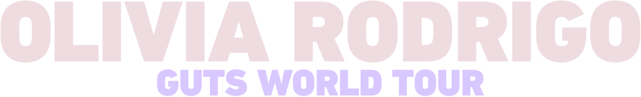 Olivia Rodrigo: GUTS World Tour Logo
